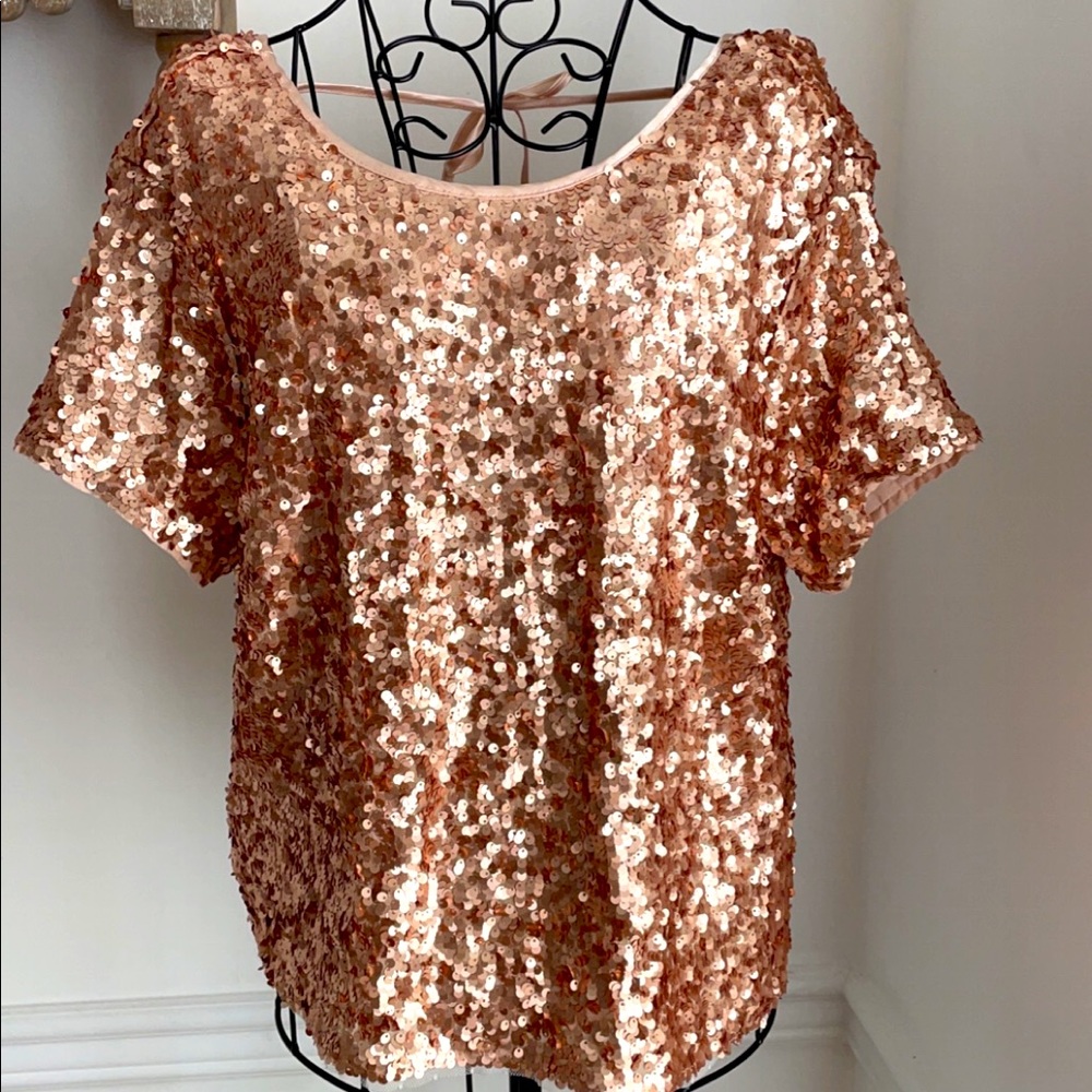 Sequin Party Shirt